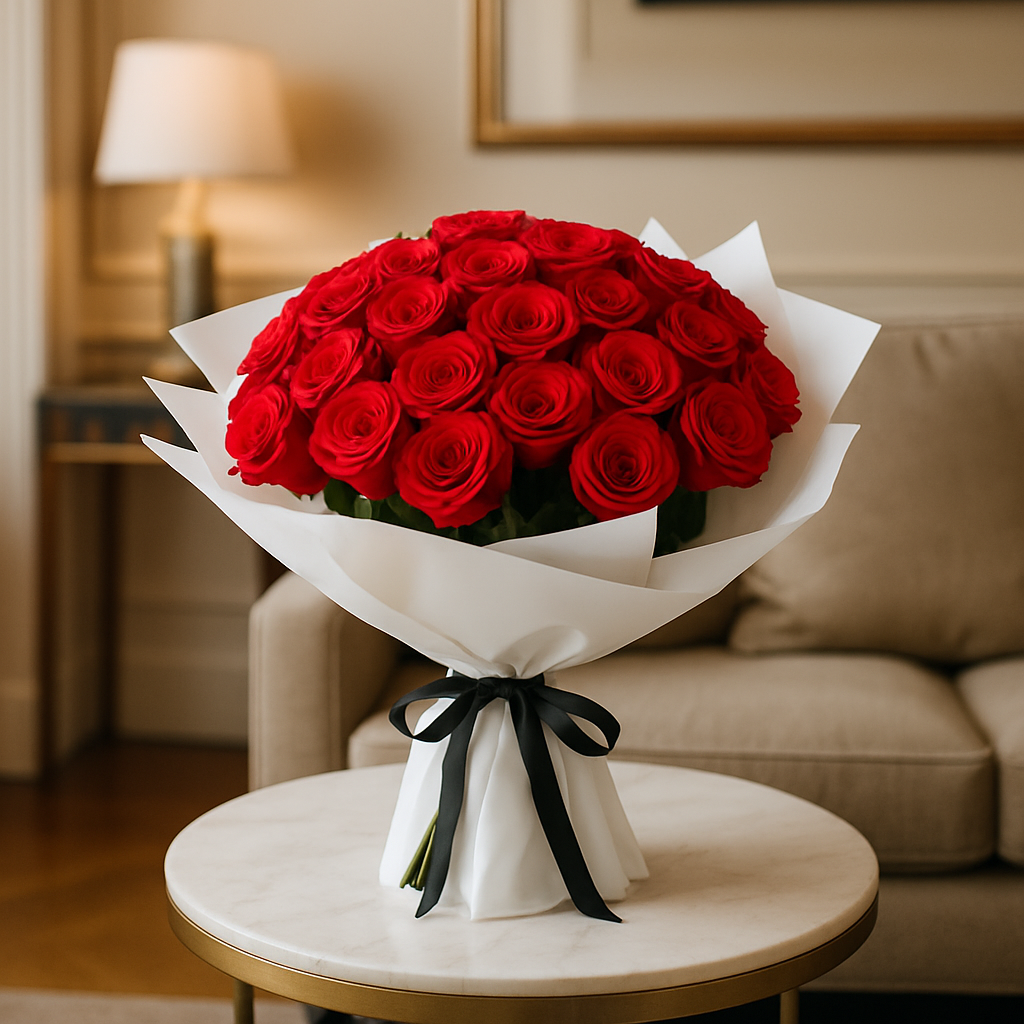 30 Premium Red Roses