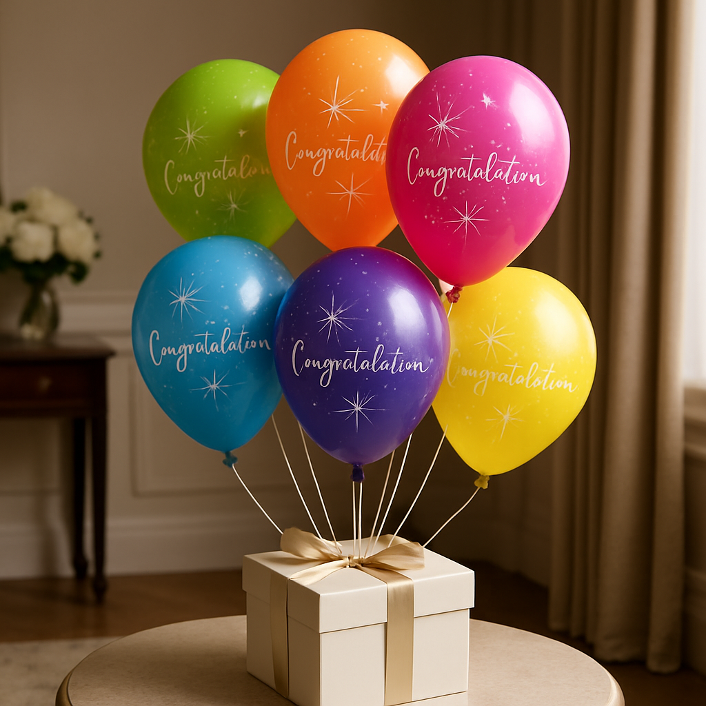 Congratulations Balloon - 15pcs.