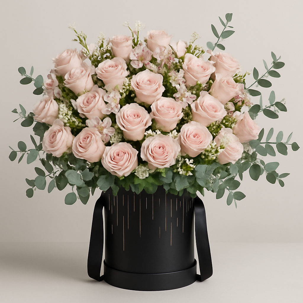 High Love Roses Bouquet – Birthday Roses And Alstroemeria #Size_Grand