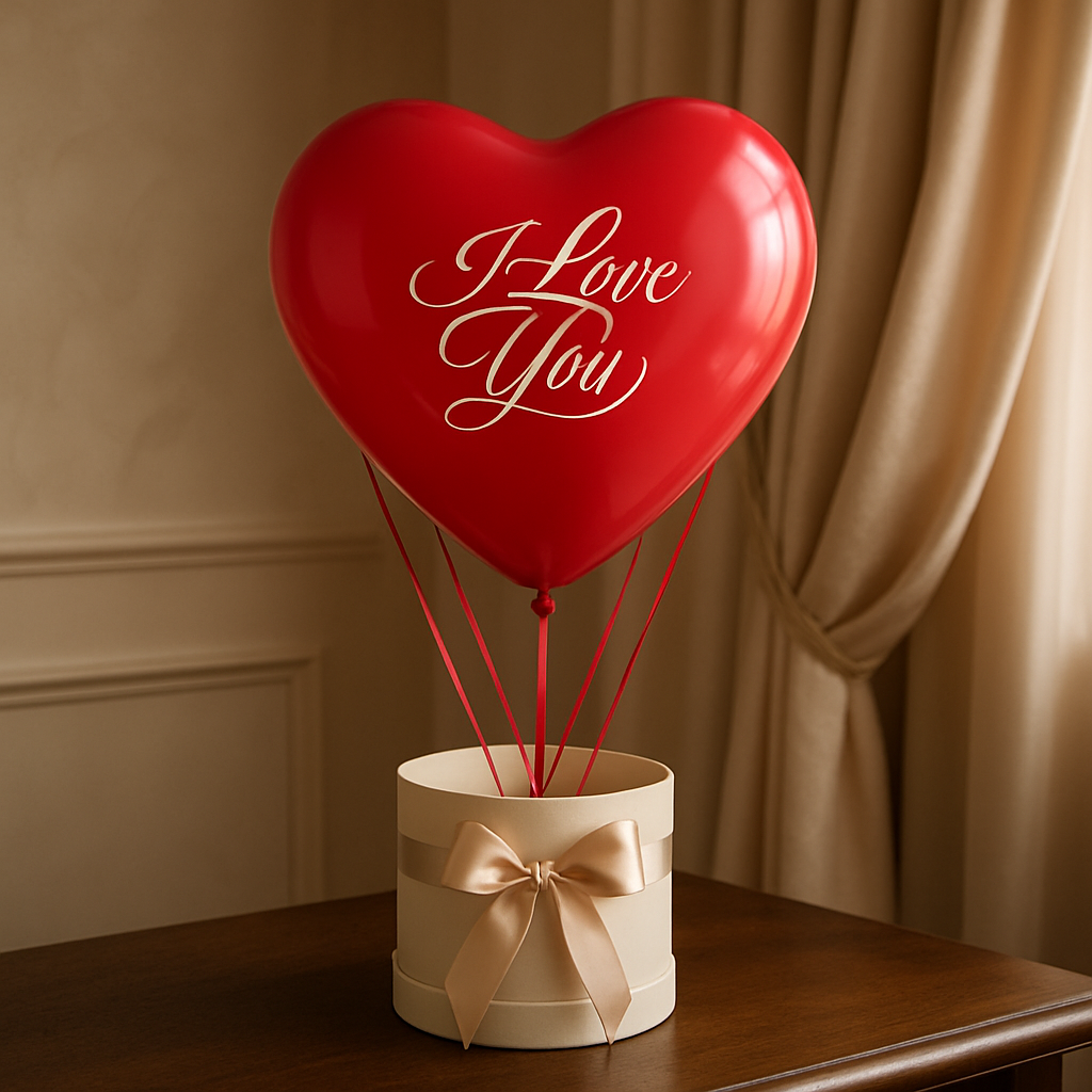 I Love You Helium Balloon