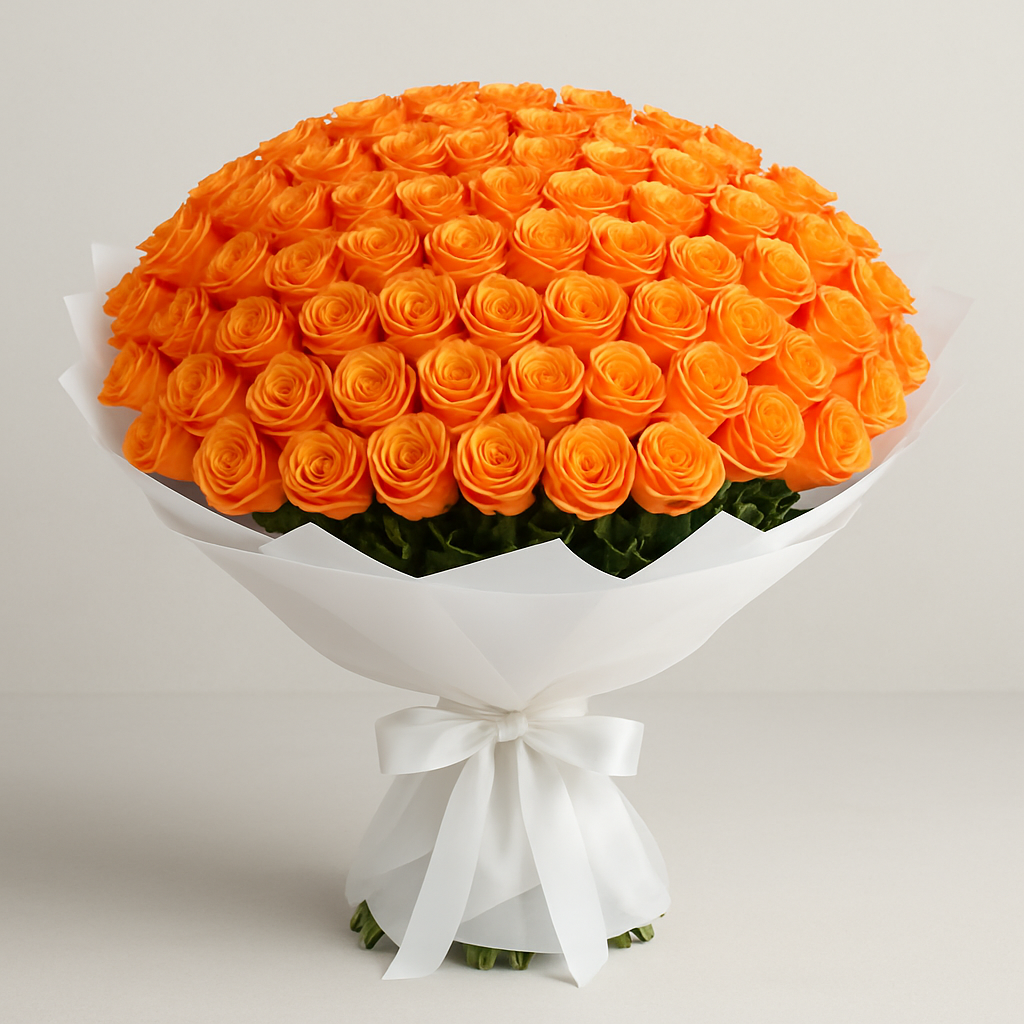 Luxury Coral Peach Roses #How many roses?_100 Roses