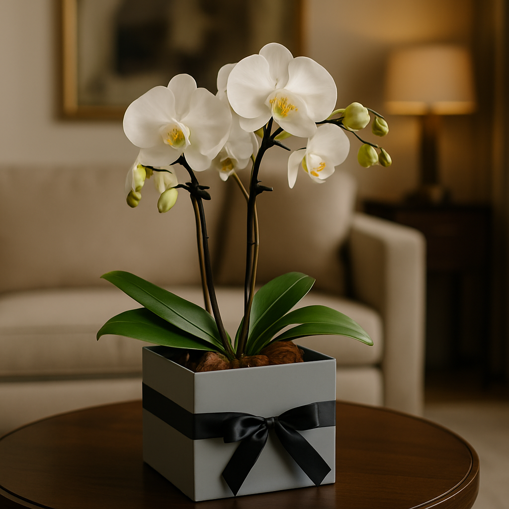 Oxington – Birthday Orchids Bouquet Box
