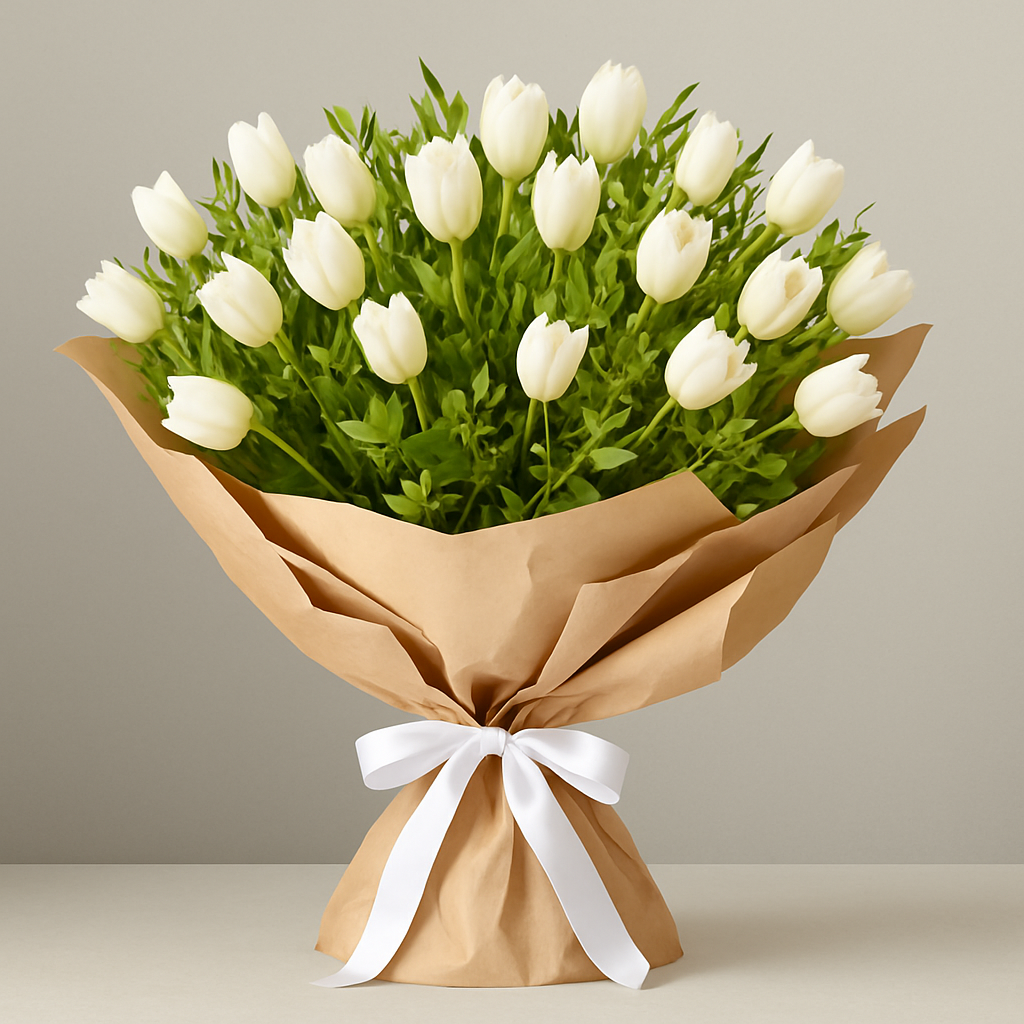 Prince Charming Bouquet – Birthday Tulips Bouquet #Size_Grand