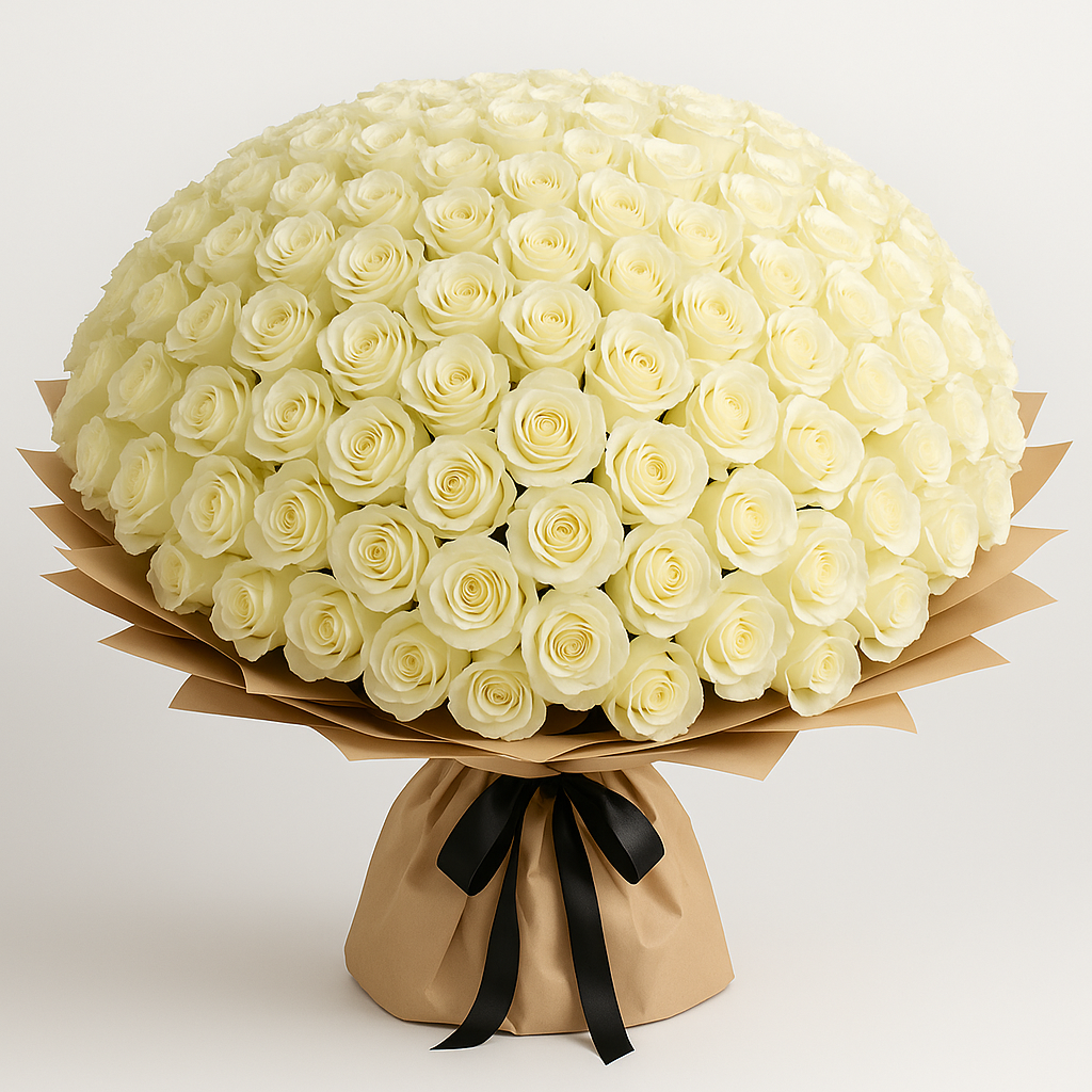 Tynemouth – Birthday Roses Hand-Tied Bouquet #Size_Deluxe