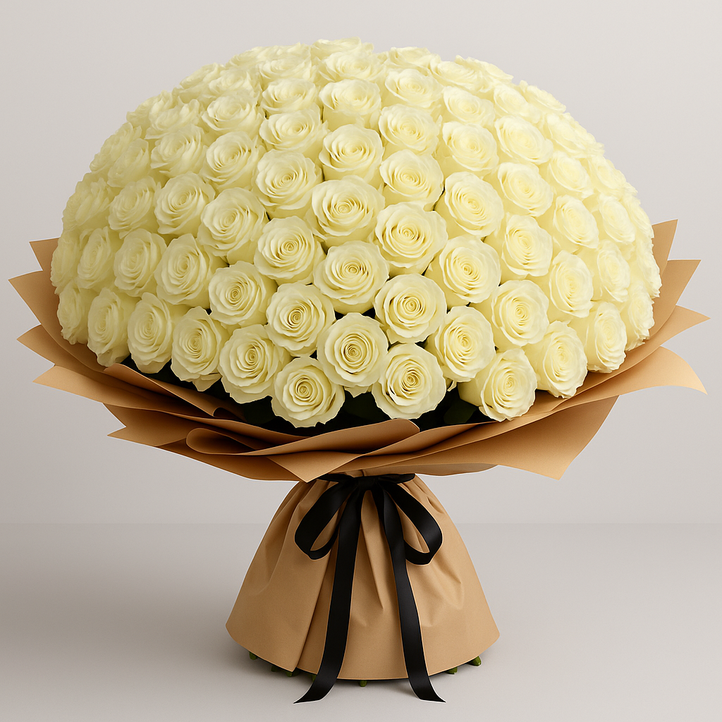 Tynemouth – Birthday Roses Hand-Tied Bouquet #Size_Grand