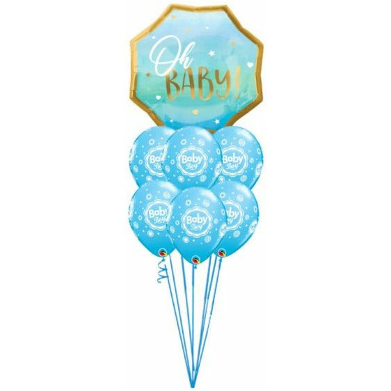 Oh Baby Boy Blue Balloons