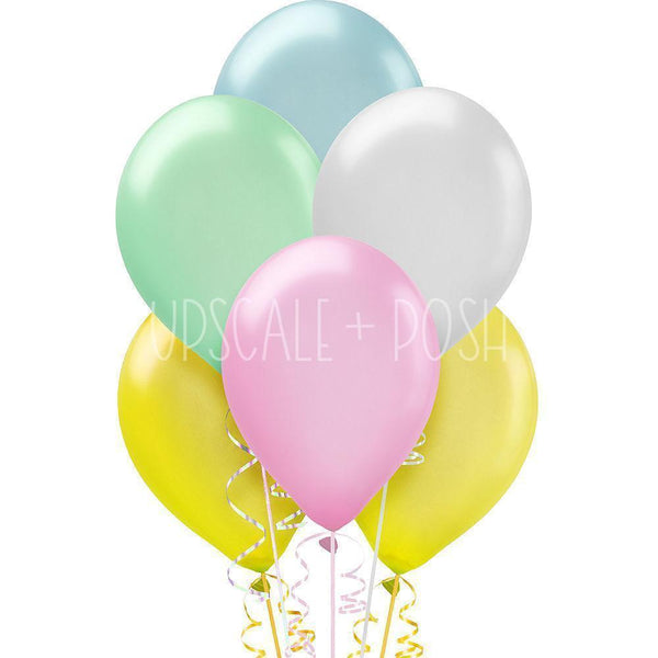 Assorted Colours Balloons - 15pcs. - Upscale and Posh - Same Day Flower Delivery Dubai