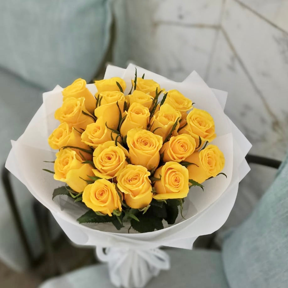 yellow rose bouquet images