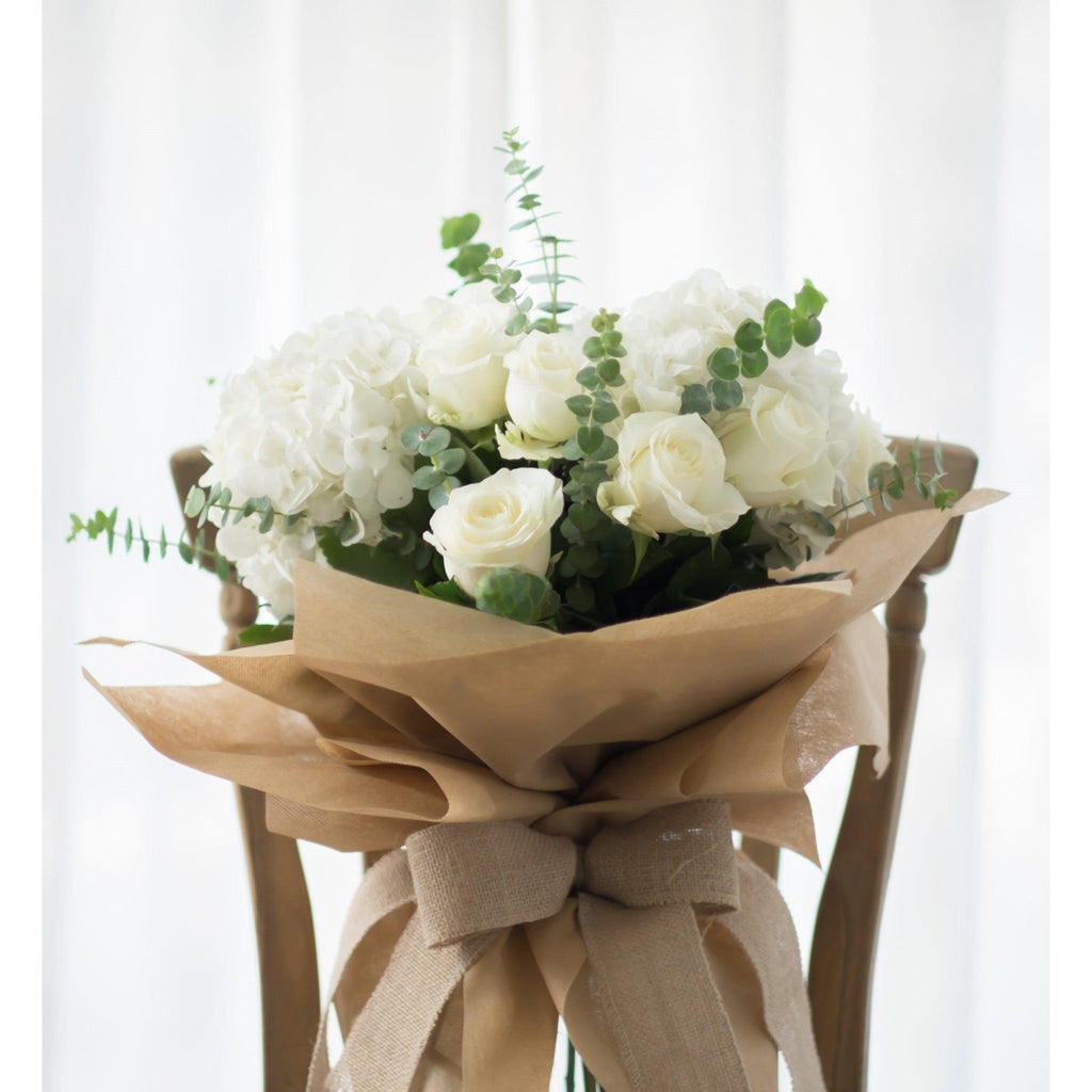 Natures Purity Bouquet - Upscale and Posh - Same Day Flower Delivery Dubai
