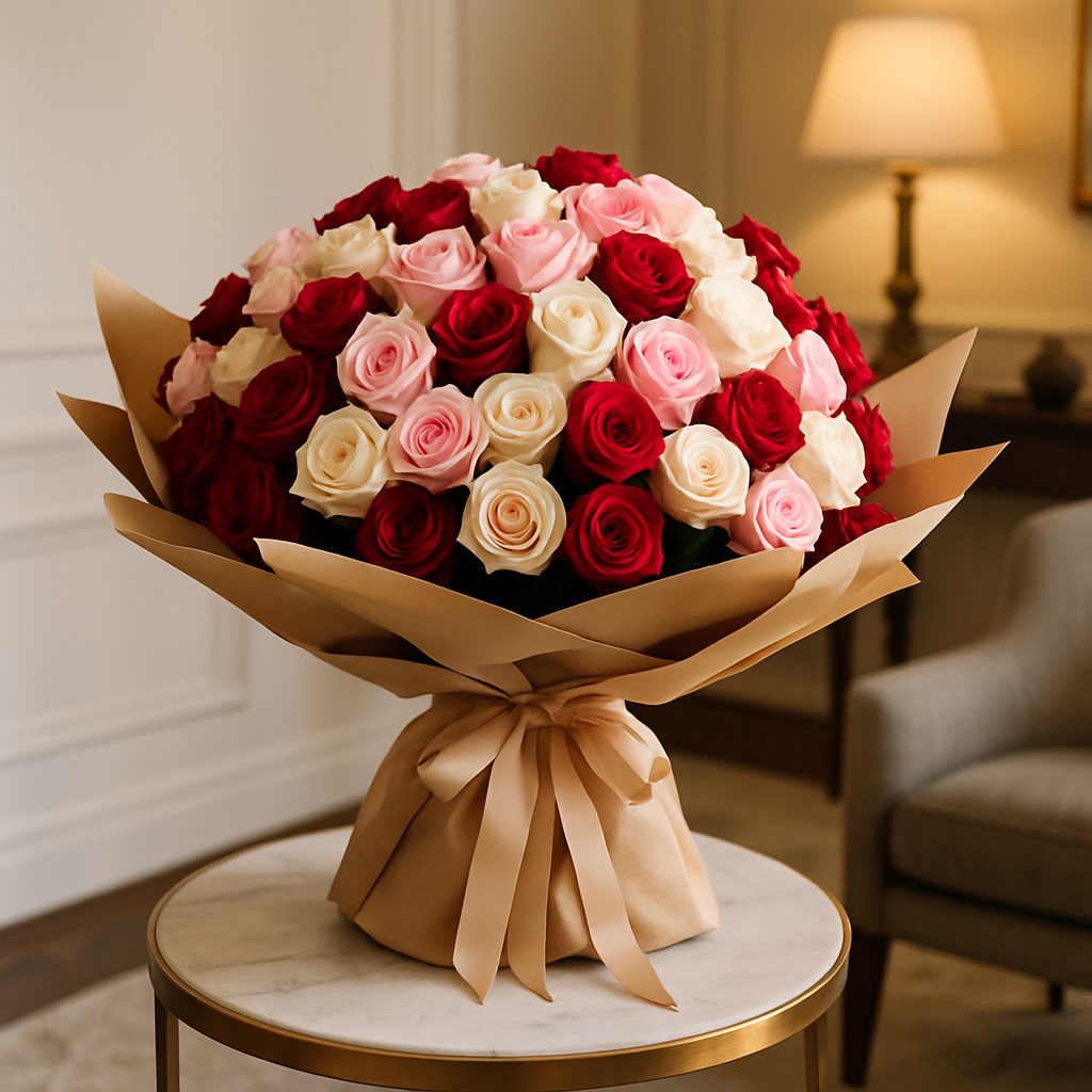 101 Premium Mixed Roses
