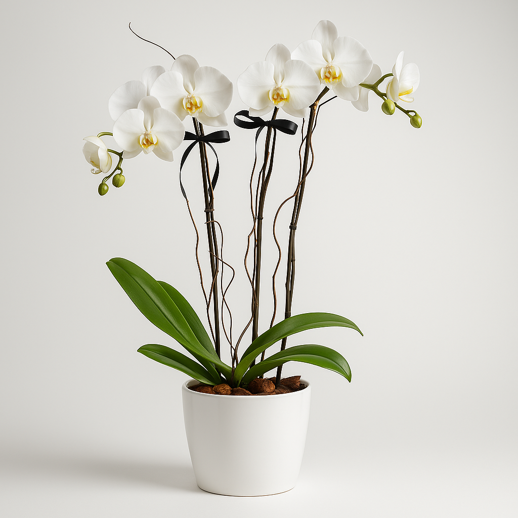 Ashbourne – Birthday Orchids Plant Gift #Size_Classic