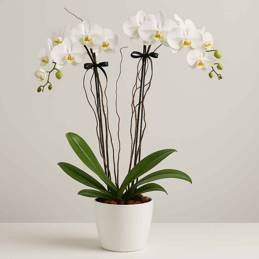 Ashbourne – Birthday Orchids Plant Gift #Size_Grand