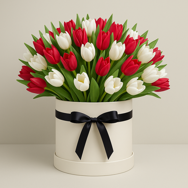 Aspatria – Birthday Tulips Bouquet Box