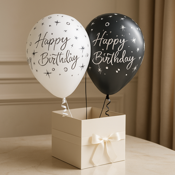 Birthday Onyx Latex Balloon - 15pcs.