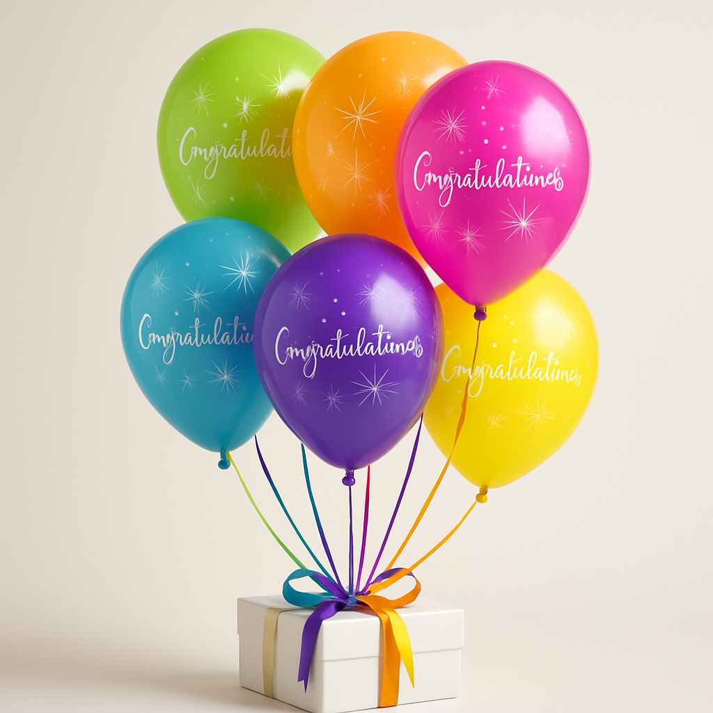 Congratulations Balloon - 15pcs.