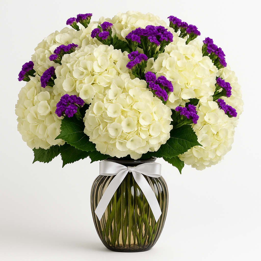 Designer's Collection #6 - White Hydrangea #Size_Grand