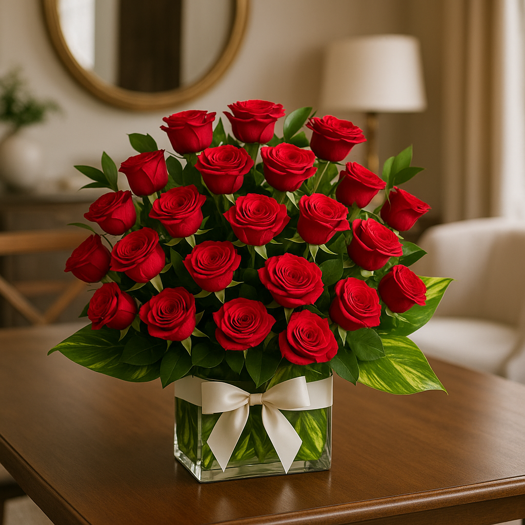 Endless Love Red Roses Gift Arrangement