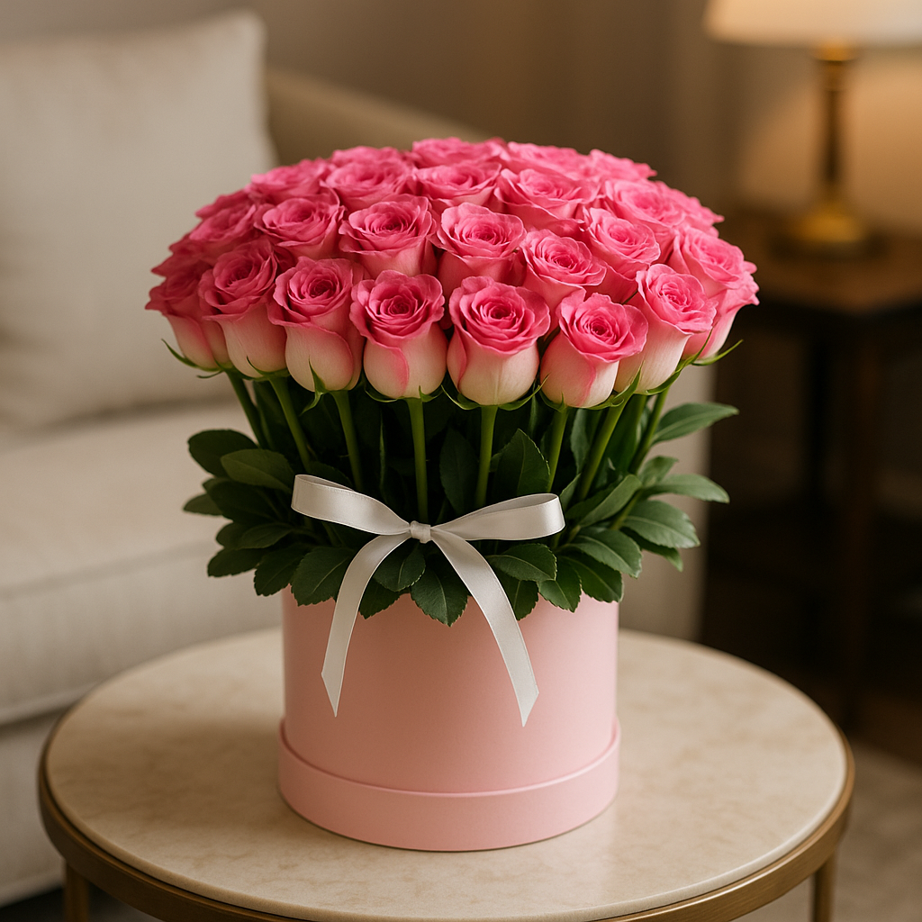 Farnham – Romantic Roses Bouquet Box