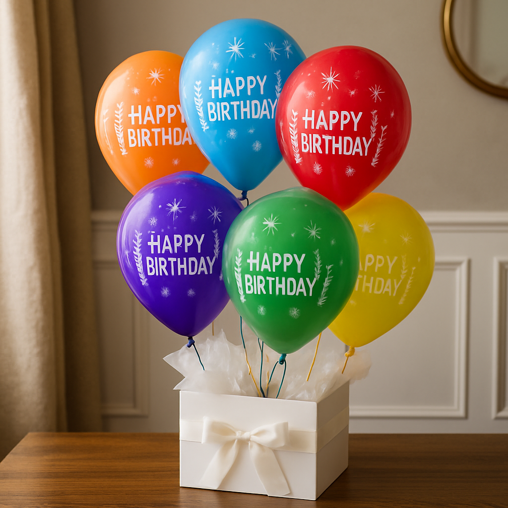 Happy Birthday Balloon - 30pcs.