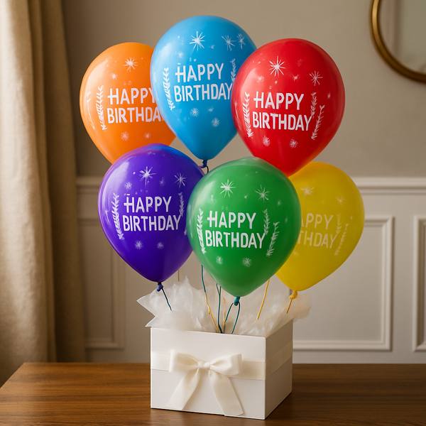 Happy Birthday Balloon - 30pcs.