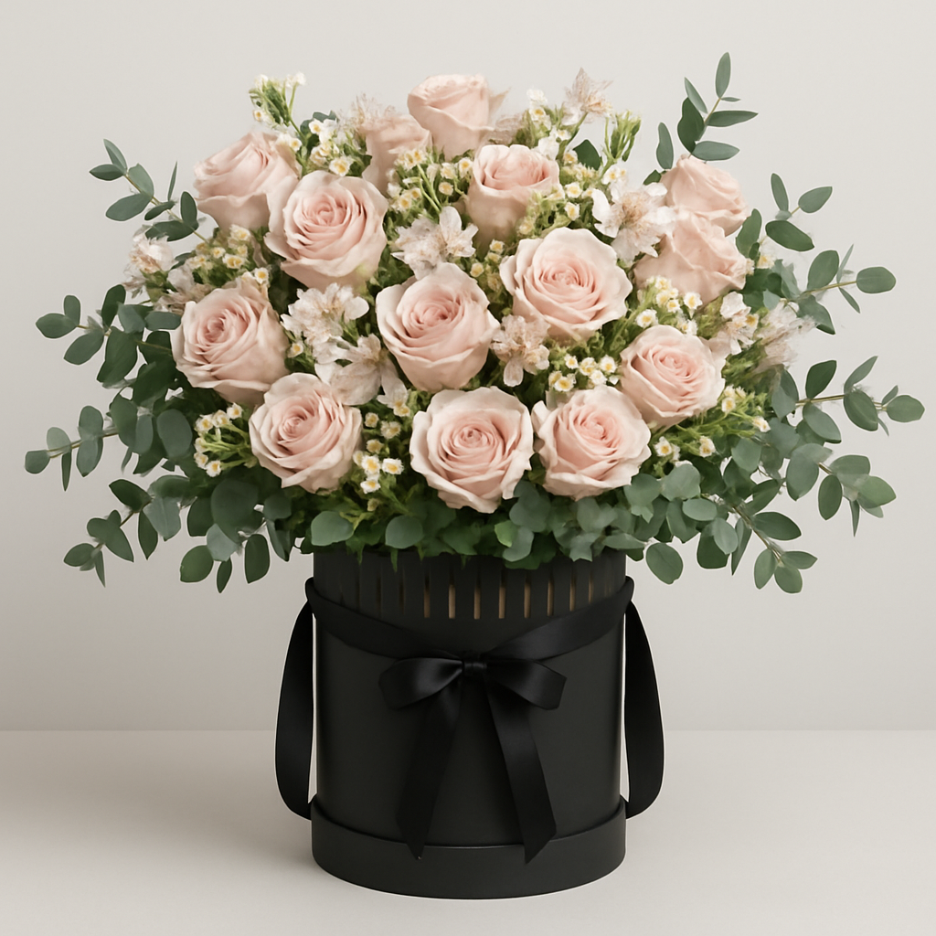 High Love Roses Bouquet – Birthday Roses And Alstroemeria #Size_Deluxe