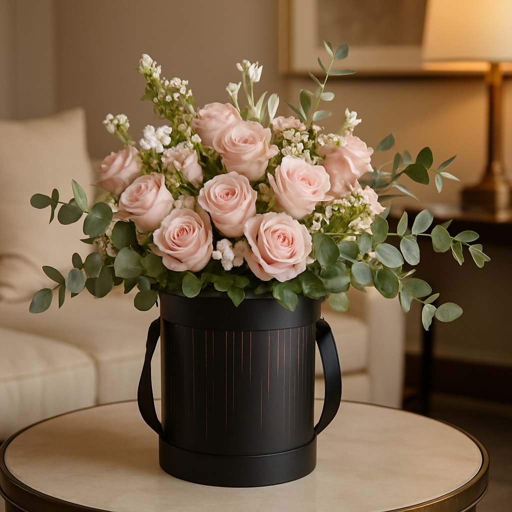 High Love Roses Bouquet – Birthday Roses And Alstroemeria