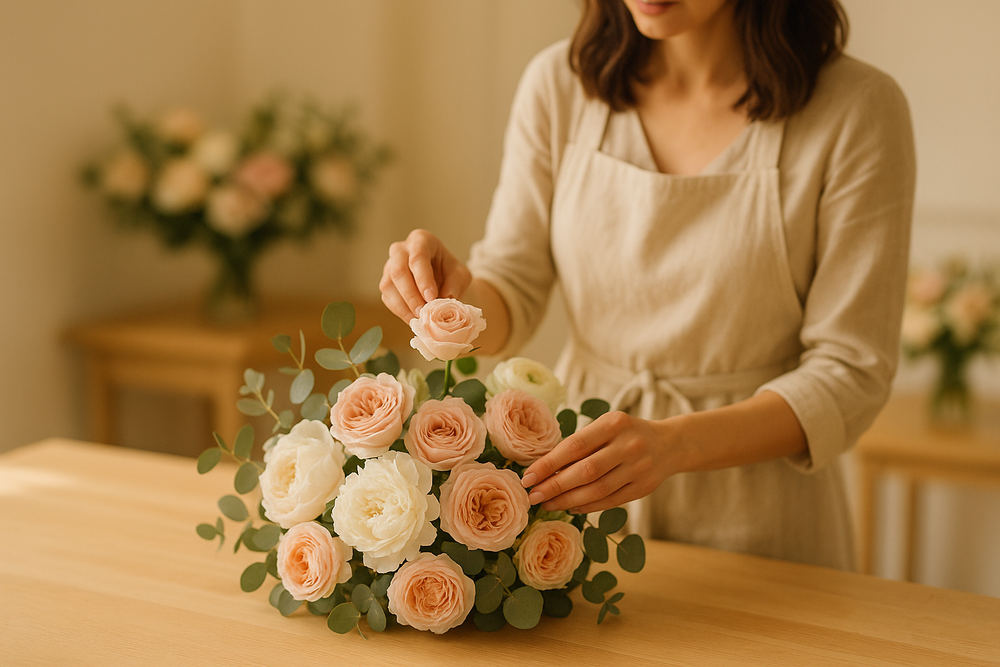 Signature floral arrangement
