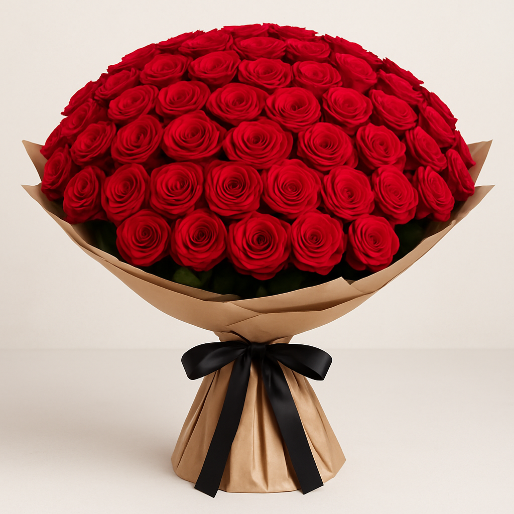 Luxury Red Roses – Birthday Roses Bouquet #How many roses?_40 Roses