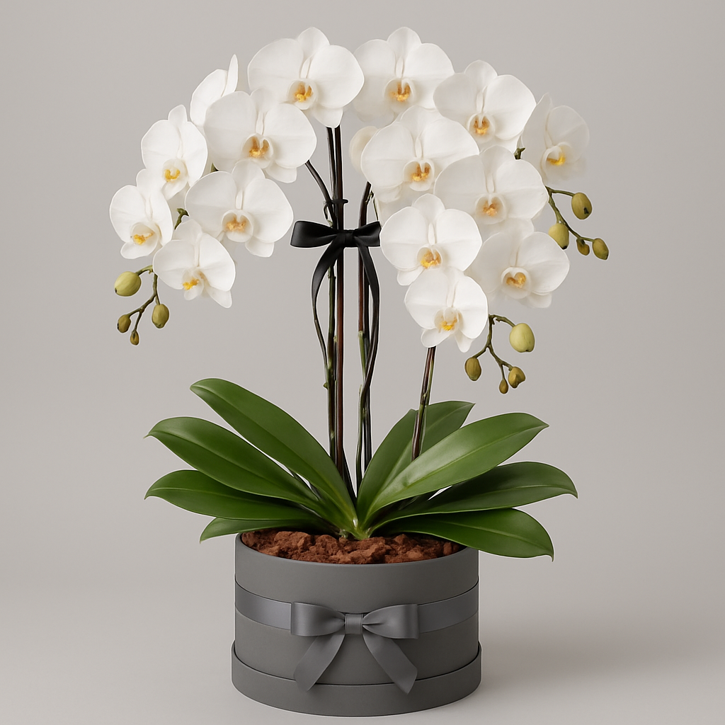 Oxington – Birthday Orchids Bouquet Box #Size_Deluxe