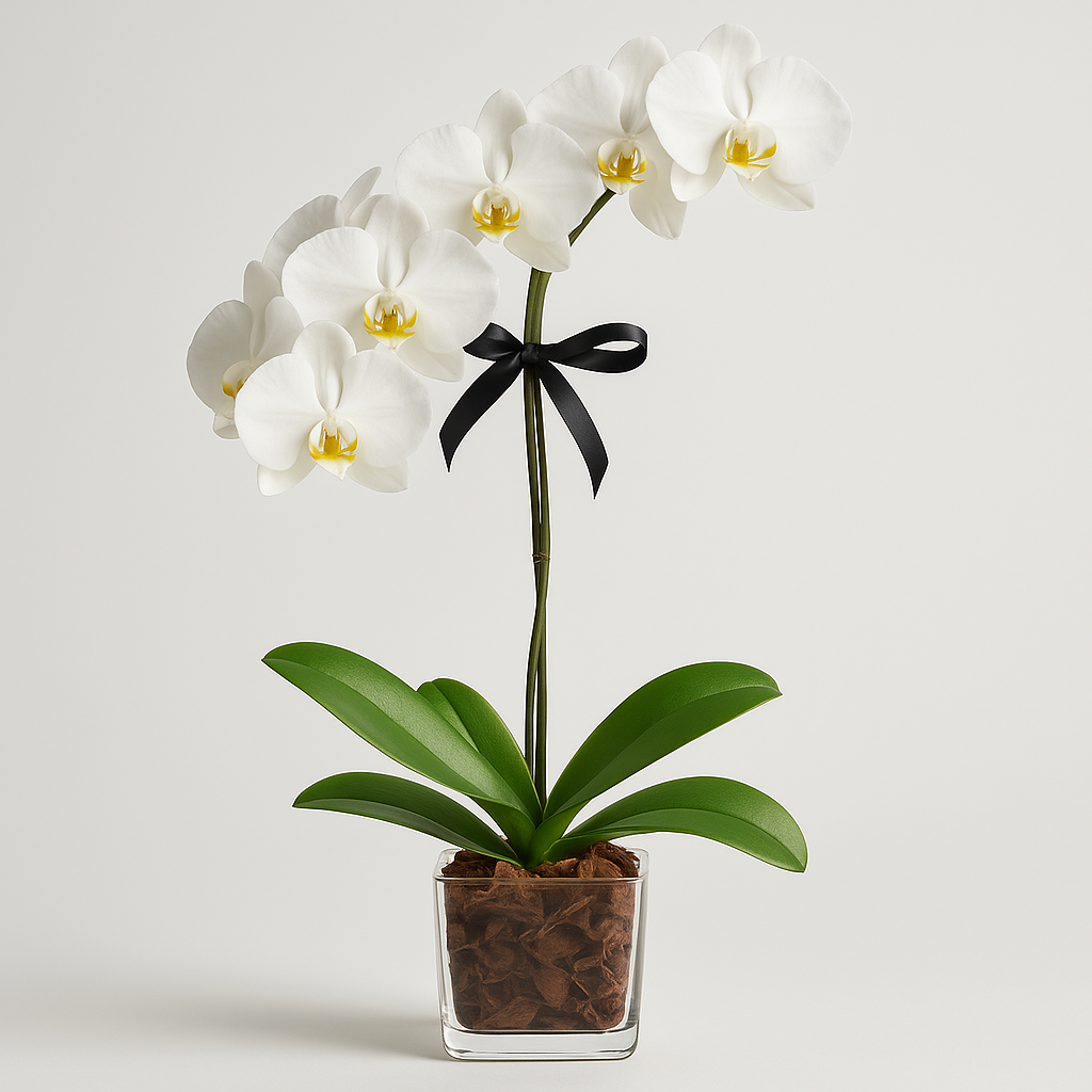 Phalaenopsis Orchid Double Stem - Real Fresh Plant #Size_Classic