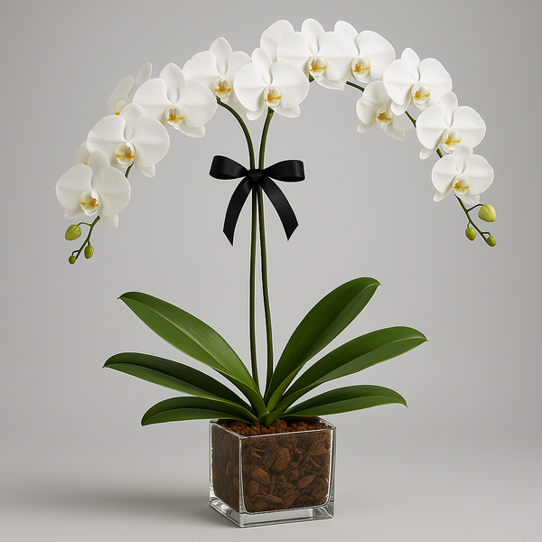 Phalaenopsis Orchid Double Stem - Real Fresh Plant