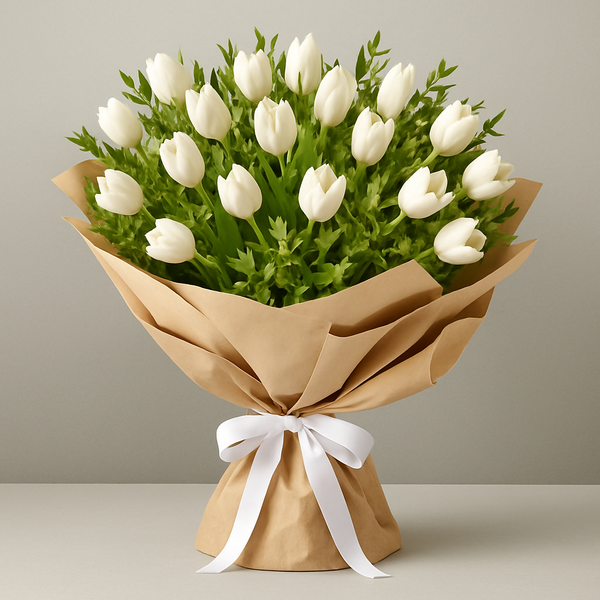 Prince Charming Bouquet – Birthday Tulips Bouquet