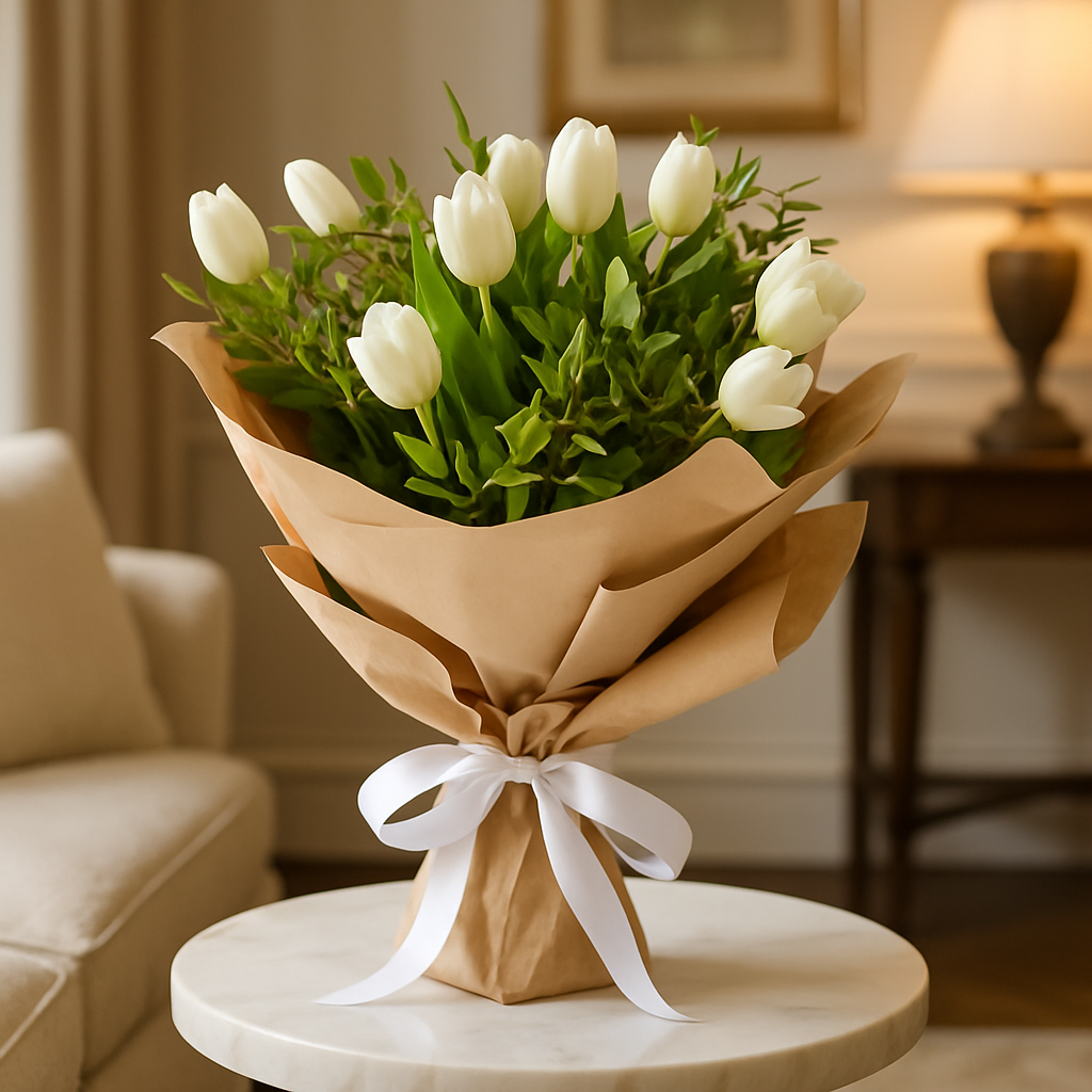 Prince Charming Bouquet – Birthday Tulips Bouquet