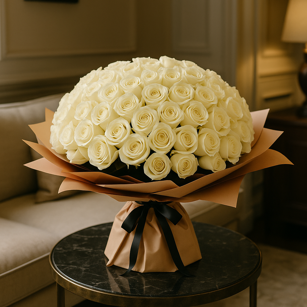 Tynemouth – Birthday Roses Hand-Tied Bouquet