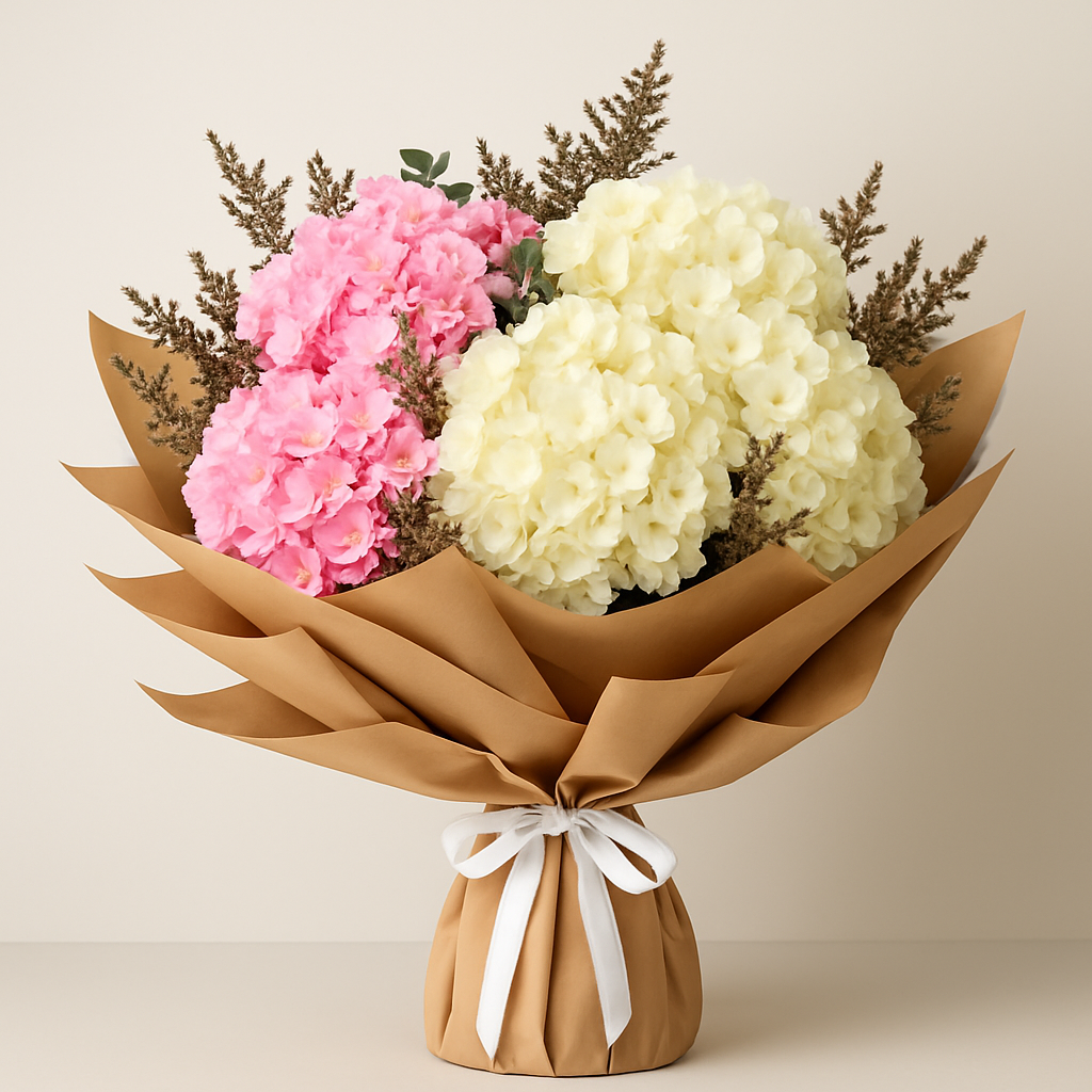 Youth – Birthday Hydrangea Bouquet #Size_Deluxe
