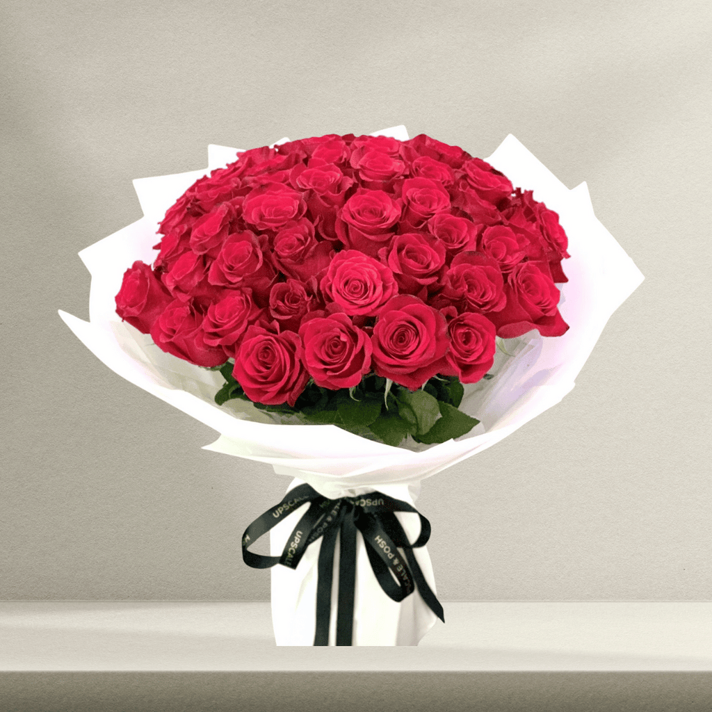 Red flowers bouquet deals