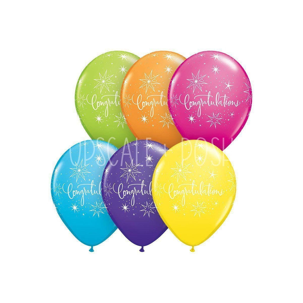 Congratulations Balloon - 15pcs. - Upscale and Posh - Same Day Flower Delivery Dubai