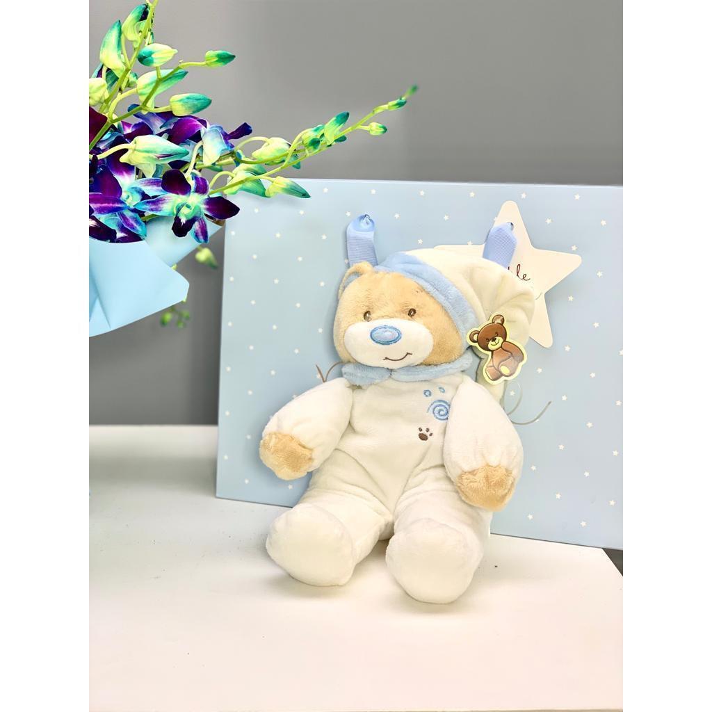 Little Prince Combo - New Baby Boy Gift Set - Upscale and Posh - Same Day Flower Delivery Dubai