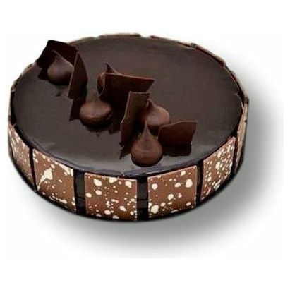 Chocolate Fudge Cake with Message