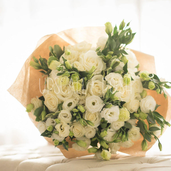 Soft Innocence Bouquet - Upscale and Posh - Same Day Flower Delivery Dubai