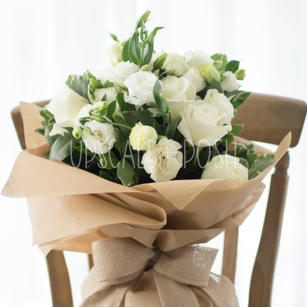 Soft Innocence Bouquet - Upscale and Posh - Same Day Flower Delivery Dubai
